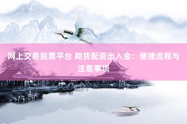 网上交易股票平台 期货配资出入金：便捷流程与注意事项